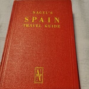 VINTAGE Red Nagel's Spain Travel Guide